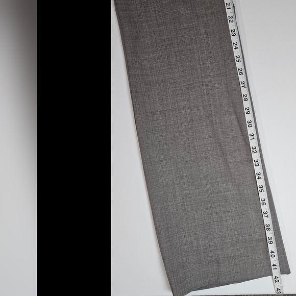 Banana Republic Dress Pants Womens Size 2 Gray Harrison Fit Stretch Wool Blend - Picture 10 of 10